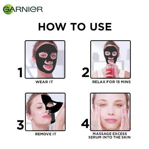 How to use Garnier Sheet Mask